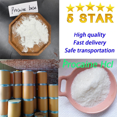 Auftrag Lido-caine/Prokain Benzocaine-/Tetracaine-/prokain HCl-Hydrochlorid CASs 51-05-8 von China-Lieferanten